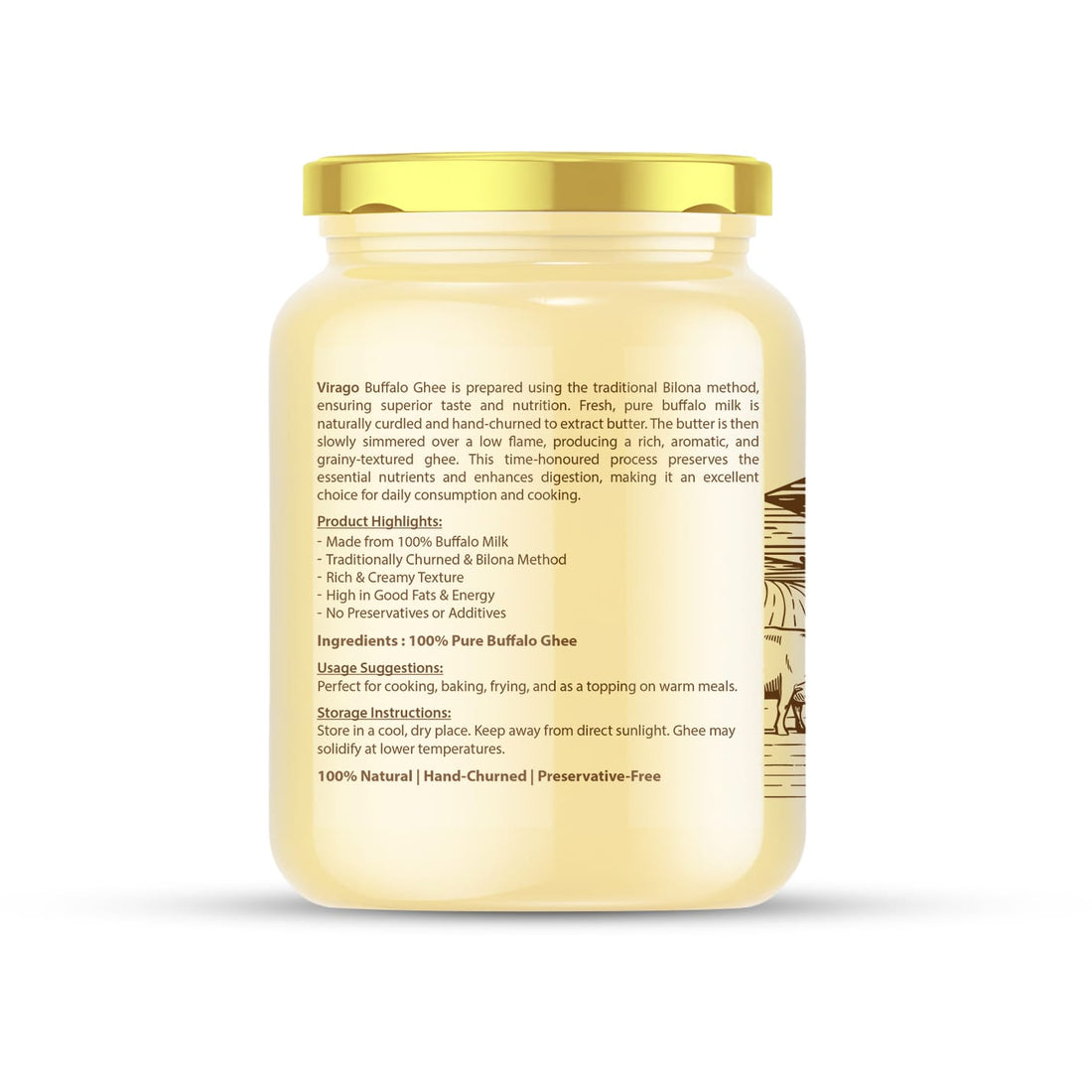 Virago Pure Desi Ghee – 500ml